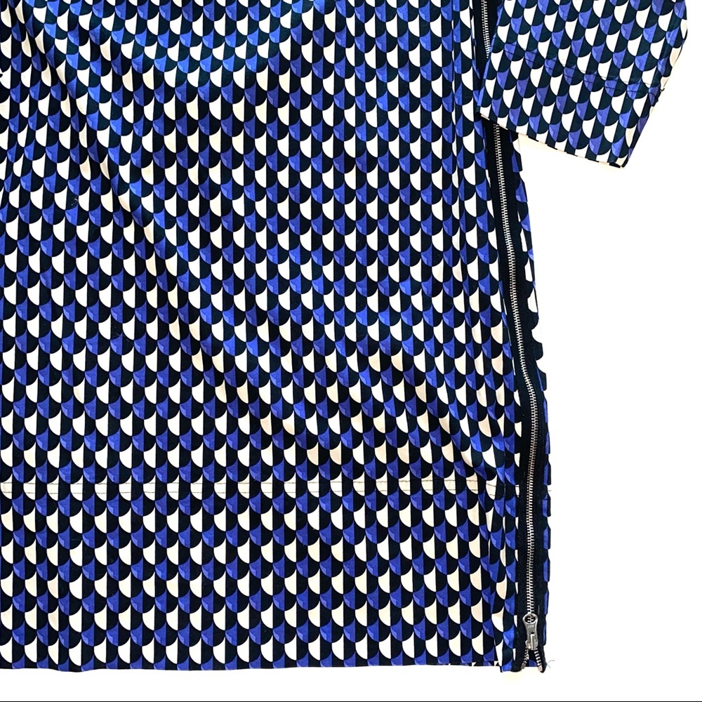 JCrew Jet Set Geometric Side Zip Shift Dress - Picture 4 of 15